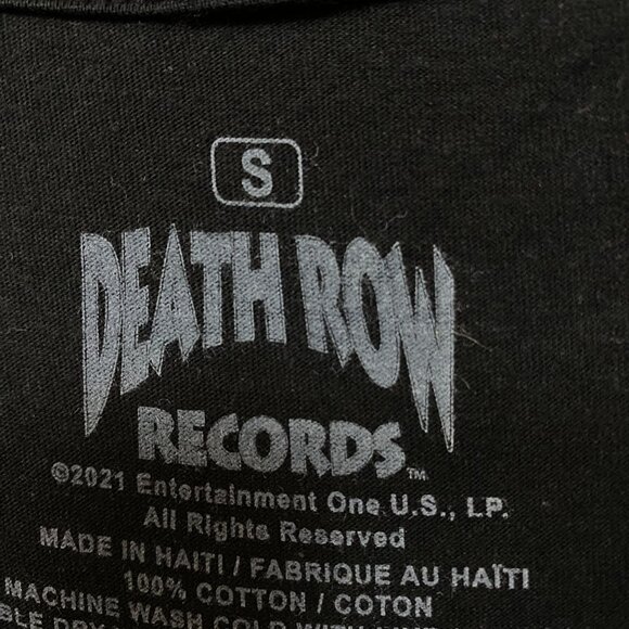 Death Row Records Logo Hip Hop Tshirt size small - Picture 4 of 4